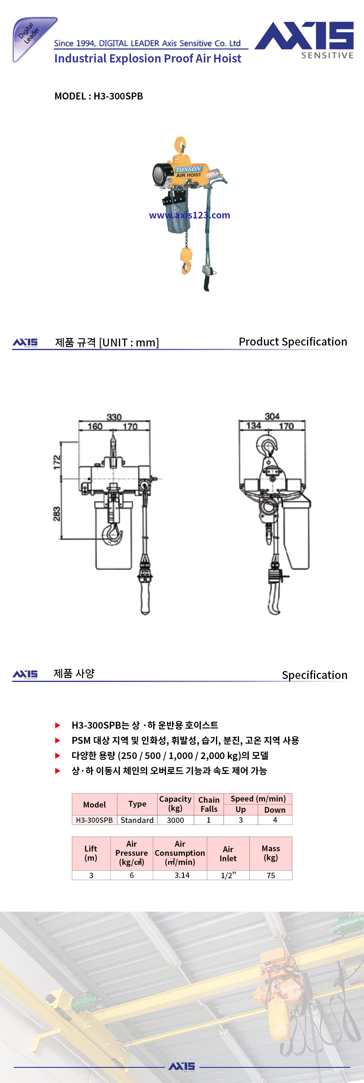 H3-300SPB (공기압)